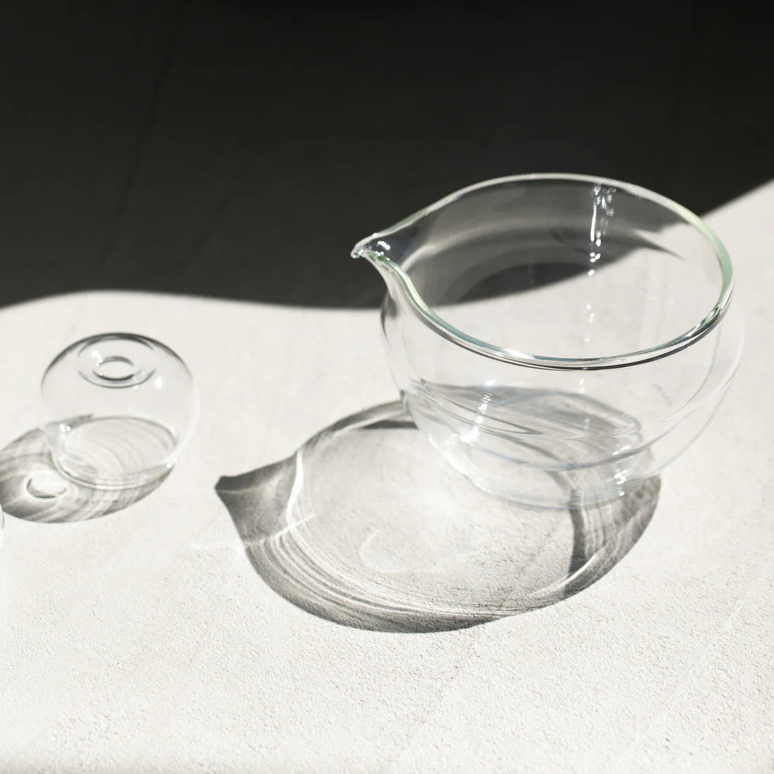 【新貨上架】【ORIGAMI】片口玻璃抹茶碗