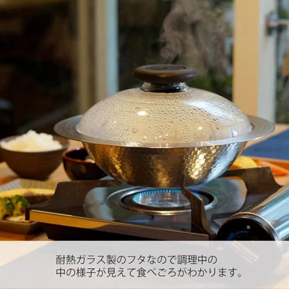 【HARIO】 1.9L 不鏽鋼多功能烹飪鍋