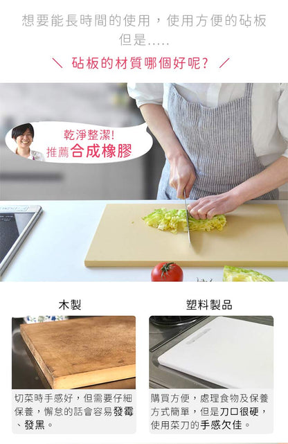 【ASAHI 朝日】抗菌橡膠砧板 日本製造