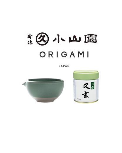 【ORIGAMI】片口抹茶碗 + 又玄 40g